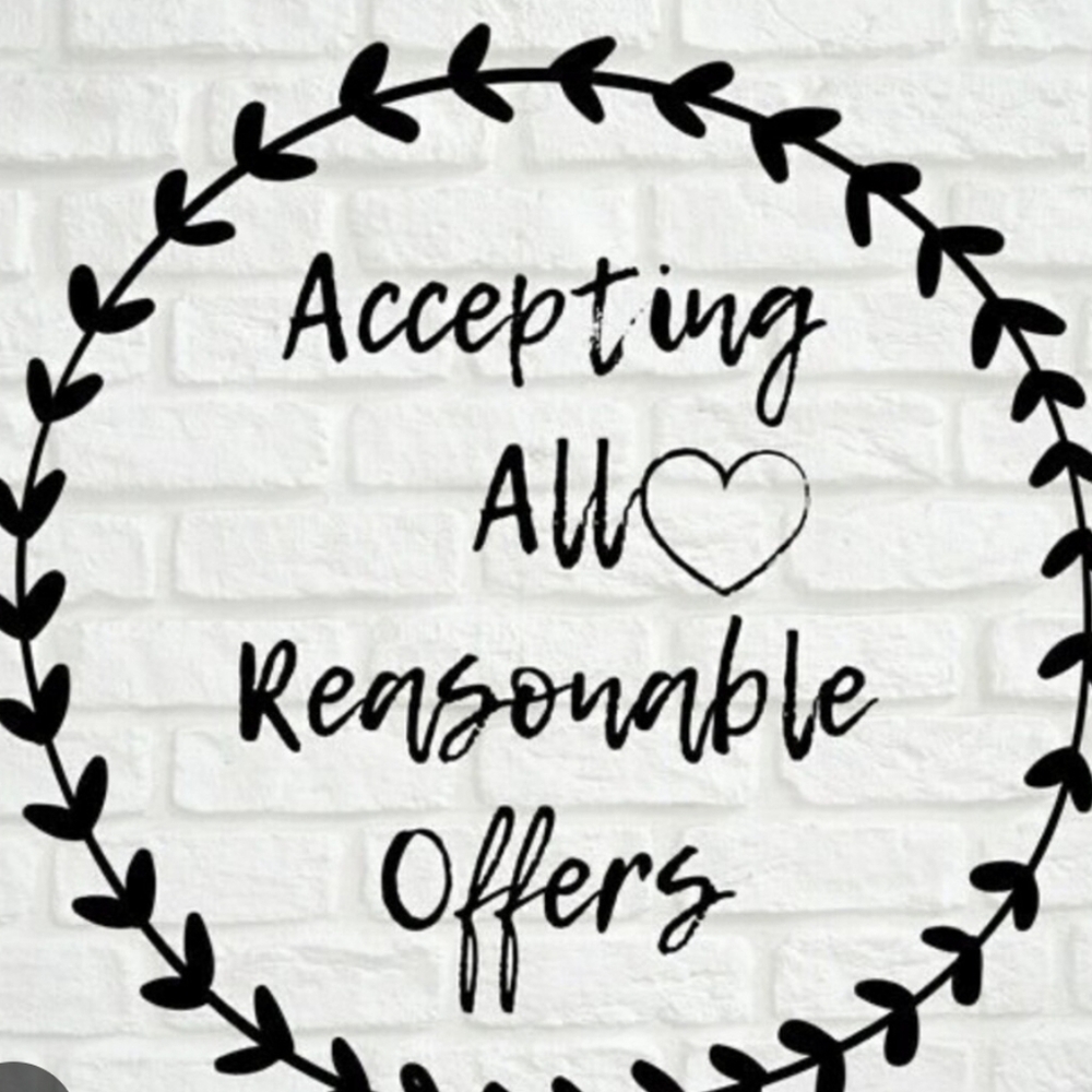 Reasonable offers accepted.